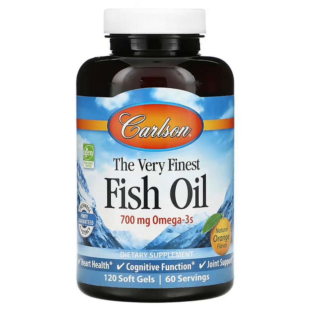 Carlson, The Very Finest Fish Oil, natural orange, 700 mg, 120 soft capsules (350 mg per soft capsule), Carlson, рыбий жир, с натуральным апельсиновым вкусом, 700 мг Carlson, The Very Finest Fish Oil, natural orange, 700 mg, 120 soft capsules (350 mg per soft capsule), Carlson, рыбий жир, с натуральным апельсиновым вкусом, 700 мг