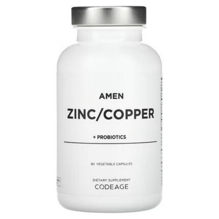 Codeage, Amen, Zinc/Copper + Probiotics, 90 Vegetable Capsules, Codeage, Amen, цинк / медь + пробиотики