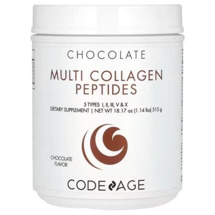 Codeage, Multi Collagen Peptides, Multi Collagen Peptides, Chocolate, 18.17 oz (515 g), Codeage, Мультиколлагеновые пептиды, Мультиколлагеновые пептиды