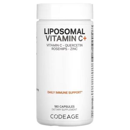 Codeage, Vitamins, Liposomal Vitamin C+, Vitamin C, Quercetin, Rosehip, Zinc, 180 Capsules, Codeage, витамины, липосомальный витамин C+, витамин C, кверцетин, шиповник, цинк