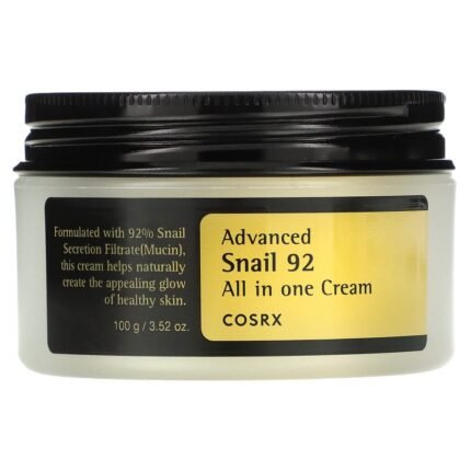 CosRx, Advanced Snail 92, All in One Cream, 3.52 oz (100 g), CosRx, Advanced Snail 92, All in One Cream, Creme mit Schneckensekret