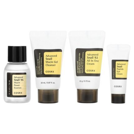 CosRx, All About Snail Kit, 4 Piece Kit, CosRx, Alles über Schnecken-Set