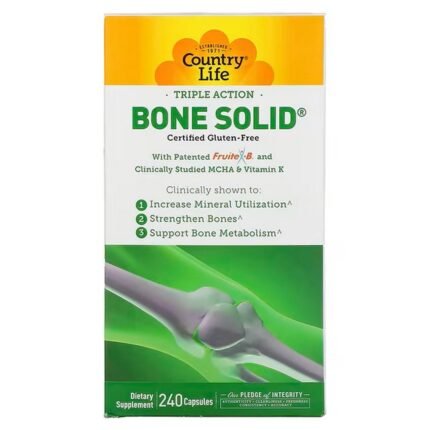 Country Life, Bone Solid, 240 Capsules, Country Life, Knochenfest
