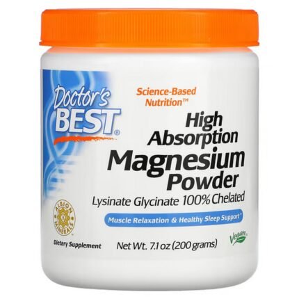 Doctor’s Best, Highly Absorbable Magnesium Powder, 200 g (7.1 oz.), Doctor’s Best, магний с высокой усвояемостью в виде порошка, 200 г (7