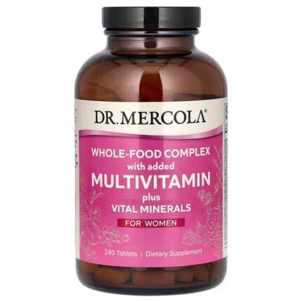 Dr. Mercola, Whole-Food Complex with additional multivitamin plus vital minerals, for women, 240 tablets, Dr. Mercola, Whole-Food Complex mit zusätzlichem Multivitamin plus lebenswichtigen Mineralstoffen, für Frauen