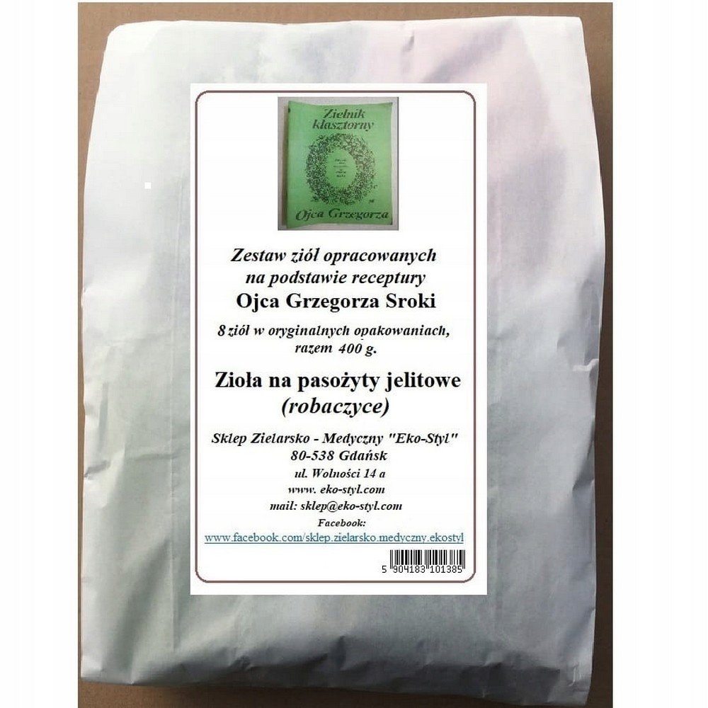 Eko-Style herbal mixture for intestinal parasites 400g Eko-Style herbal mixture for intestinal parasites 400g