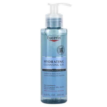 Eucerin, Hydrating Cleansing Gel + Hyaluronic Acid, 6.8 fl oz (200 ml), Eucerin, Feuchtigkeitsspendendes Reinigungsgel + Hyaluronsäure, 200 ml (6