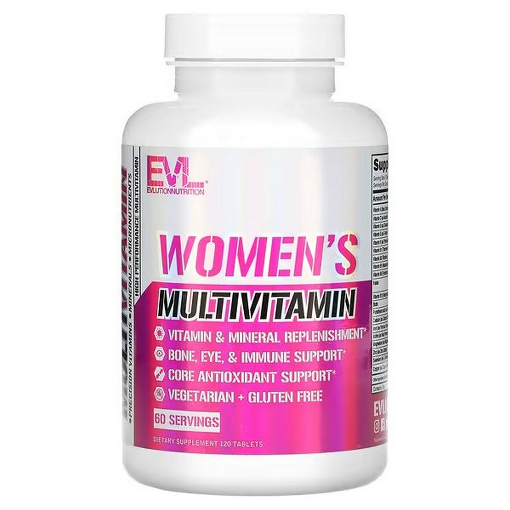 EVLution Nutrition, Multivitamin for Women, 120 Tablets, EVLution Nutrition, Multivitamin für Frauen EVLution Nutrition, Multivitamin for Women, 120 Tablets, EVLution Nutrition, Multivitamin für Frauen