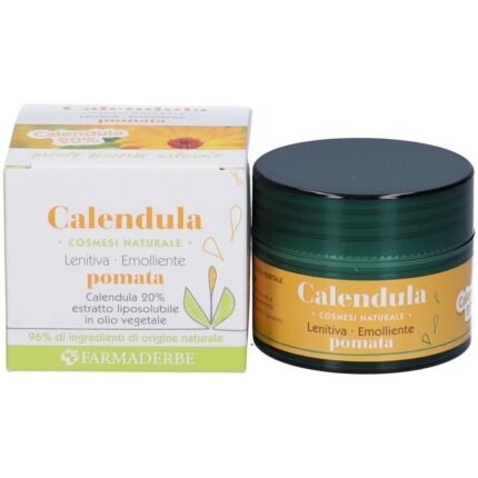 Farmaderbe Calendula Soothing Emollient Ointment 75 ml, Farmaderbe Calendula Pomata Emolliente Lenitiva 75 ml