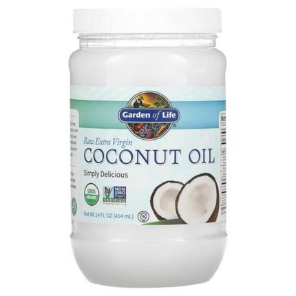 Garden of Life, Raw Extra Virgin Coconut Oil, 14 fl. oz. (414 ml), Garden of Life, Rohes natives Kokosnussöl extra