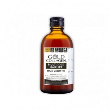 Gold Collagen, Multidose Hairlift – Hair Grow Supplement, 300 Ml, Złoty kolagen, wielodawkowy lifting włosów – suplement na porost włosów, 300 ml
