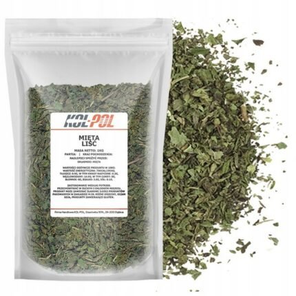 GREENMINT 1kg Mint leaf, dried tea, GREENMINT 1kg Liść mięty