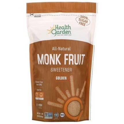 Health Garden, All Natural Monk Fruit Sweetener, Golden Sweetener, 16 oz (453 g), Health Garden, All Natural Monk Fruit Sweetener, goldener Süßstoff