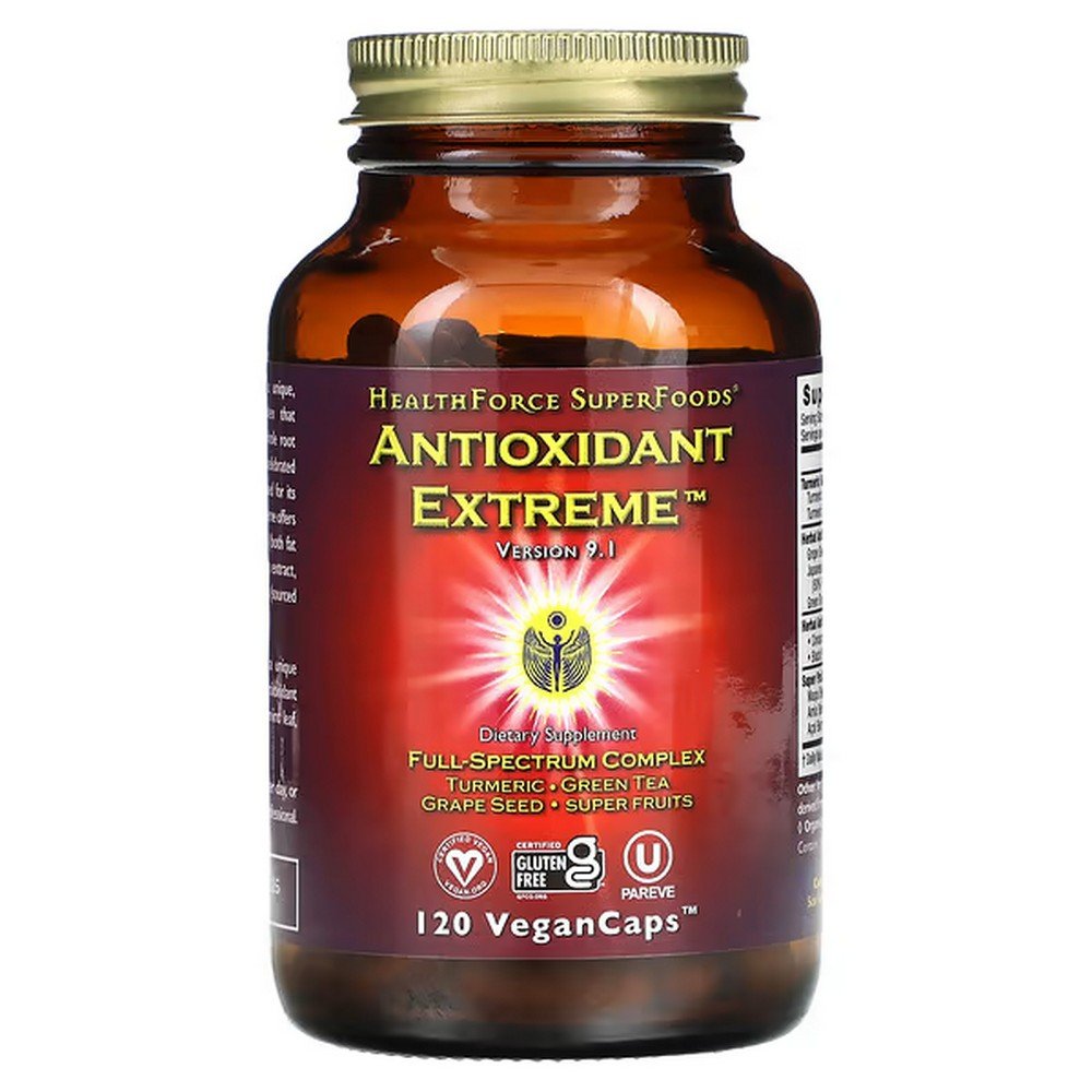 HealthForce Superfoods, Antioxidant Extreme, Version 9.1, 120 VeganCaps, HealthForce Superfoods, Antioxidans Extreme, Version 9.1 HealthForce Superfoods, Antioxidant Extreme, Version 9.1, 120 VeganCaps, HealthForce Superfoods, Antioxidans Extreme, Version 9.1
