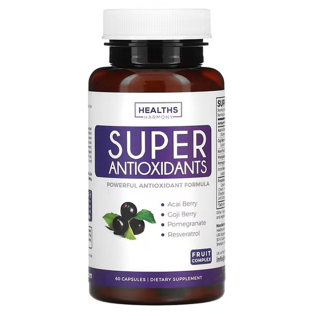 Healths Harmony, Super Antioxidants, 60 Capsules, Healths Harmony, Super-Antioxidantien Healths Harmony, Super Antioxidants, 60 Capsules, Healths Harmony, Super-Antioxidantien
