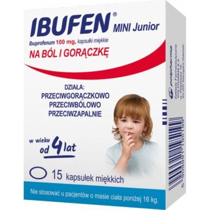 Ibufen Mini Junior 100mg 15 caps.