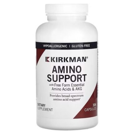 Kirkman Labs, Amino Support with Free Form Essential Amino Acids & AKG, 304 capsules, Kirkman Labs, Amino Support with Free Form Essential Amino Acids & AKG