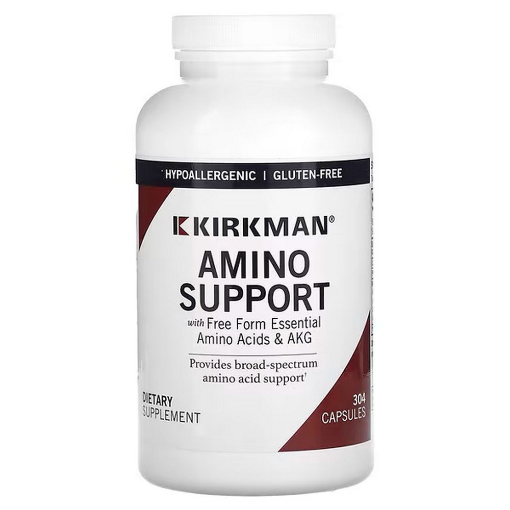 Kirkman Labs, Amino Support with Free Form Essential Amino Acids & AKG, 304 capsules, Kirkman Labs, Amino Support with Free Form Essential Amino Acids & AKG Kirkman Labs, Amino Support with Free Form Essential Amino Acids & AKG, 304 capsules, Kirkman Labs, Amino Support with Free Form Essential Amino Acids & AKG