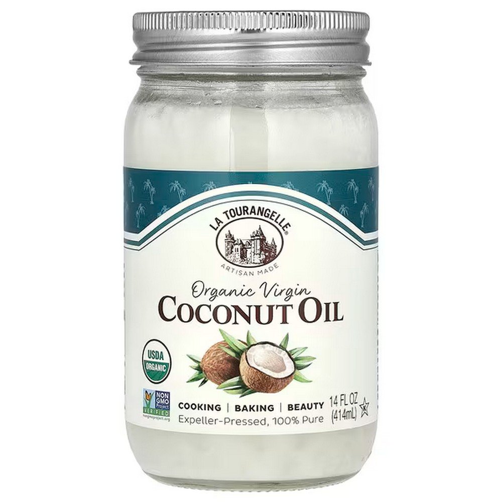 La Tourangelle, Organic Virgin Coconut Oil, 14 fl. oz. (414 ml), La Tourangelle, Organic Virgin Coconut Oil, natives Bio-Kokosnussöl La Tourangelle, Organic Virgin Coconut Oil, 14 fl. oz. (414 ml), La Tourangelle, Organic Virgin Coconut Oil, natives Bio-Kokosnussöl
