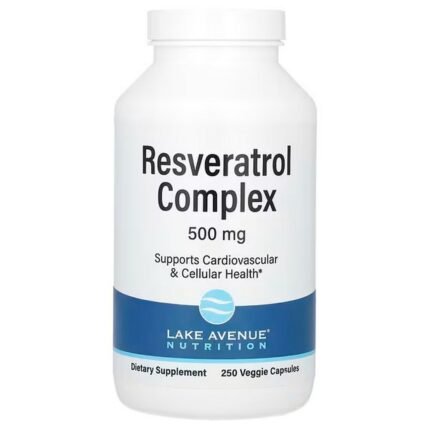 Lake Avenue Nutrition, Resveratrol Complex, Resveratrol Complex, 500 mg, 250 Vegetarian Capsules, Lake Avenue Nutrition, Resveratrol Complex, Resveratrol-Komplex, 500 mg