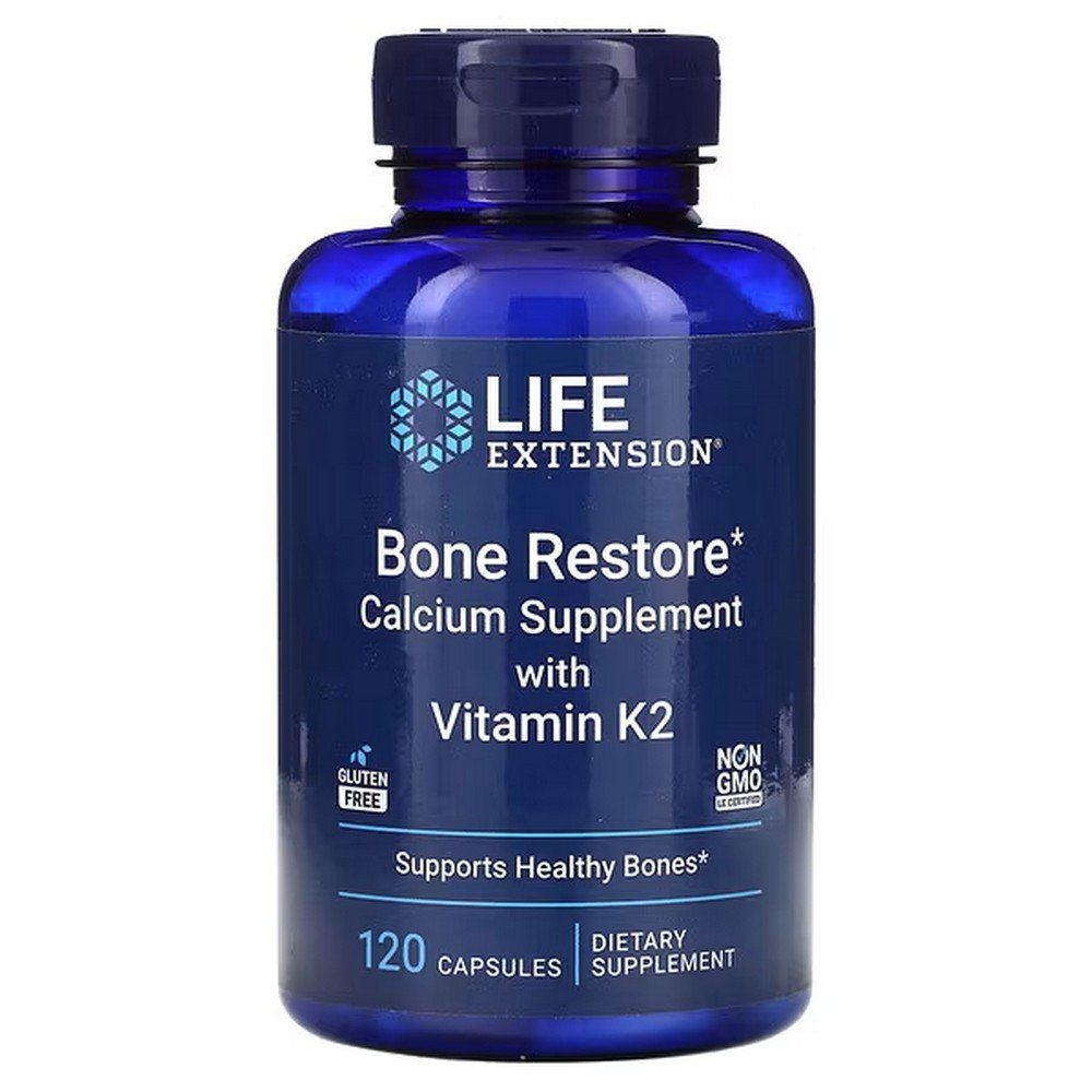 Life Extension, Bone Restore with Vitamin K2, bone regeneration with vitamin K2, 120 capsules, Life Extension, Восстановление костей с витамином К2, регенерация костей с витамином К2 Life Extension, Bone Restore with Vitamin K2, bone regeneration with vitamin K2, 120 capsules, Life Extension, Восстановление костей с витамином К2, регенерация костей с витамином К2