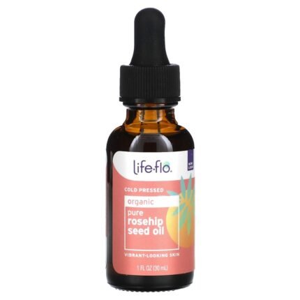Life-flo, Organic Pure Rosehip Seed Oil, 1 fl oz (30 ml), Life-flo, Pure Rosehip Seed Oil, naturreines Hagebuttensamenöl, Hautpflege