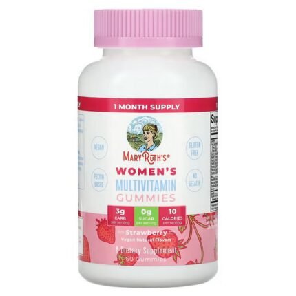 MaryRuth’s, Multivitamin Gummies for Women, Strawberry, 60 Gummies, MaryRuth’s, Multivitamin-Fruchtgummis für Frauen, Erdbeere