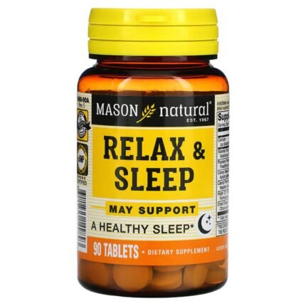 Mason Natural, Relax & Sleep, for relaxation and sleep, 90 tablets, Mason Natural, Relax & Sleep, für Entspannung und Schlaf