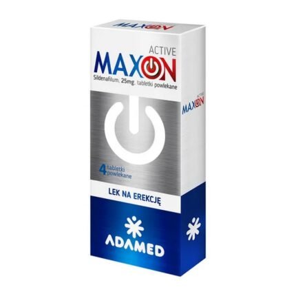 MAXON ACTIVE, 25 MG, COATED TBL, 4 PCS., MAXON ACTIVE, 25 MG, POWLEKANA TBL