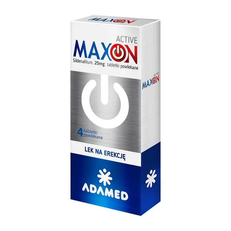 MAXON ACTIVE, 25 MG, COATED TBL, 4 PCS., MAXON ACTIVE, 25 MG, POWLEKANA TBL MAXON ACTIVE, 25 MG, COATED TBL, 4 PCS., MAXON ACTIVE, 25 MG, POWLEKANA TBL