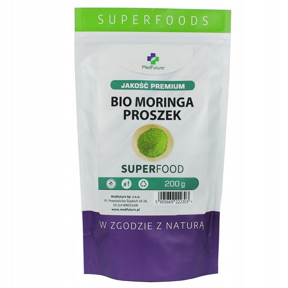 MORINGA Oleifera extract in powder form 200 g, natural for drinking, Ekstrakt MORINGA Oleifera w proszku 200 g MORINGA Oleifera extract in powder form 200 g, natural for drinking, Ekstrakt MORINGA Oleifera w proszku 200 g