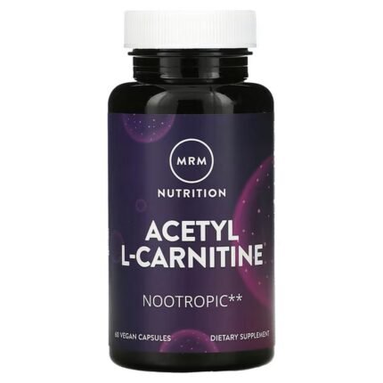 MRM Nutrition, Nutrition, Acetyl L-Carnitine, Acetyl L-Carnitine, 60 vegan capsules, MRM Nutrition, Nutrition, ацетил L-карнитин, ацетил L-карнитин