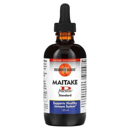 Mushroom Wisdom, Maitake, D-Fraction, Standard, 120 ml, Mushroom Wisdom, Pilz-Weisheit, Maitake, D-Fraktion, Stundard