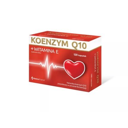 NATURAL COENZYME Q10 + VITAMIN E 120 CAPS.
