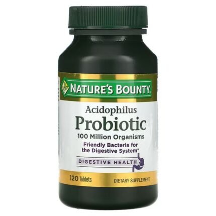 Nature’s Bounty, Acidophilus Probiotic, Probiotic with Acidophilus, 120 tablets, Nature’s Bounty, Acidophilus Probiotic, пробиотик с ацидофилином