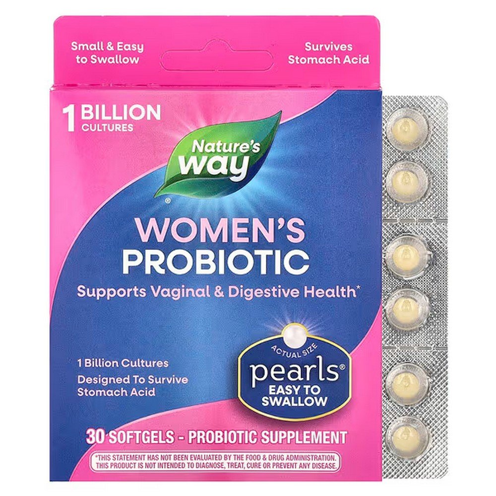 Nature’s Way, Women’s Probiotic, 1 Billion, 30 Softgels, Nature’s Way, Пробиотик для женщин, 1 миллиард Nature’s Way, Women’s Probiotic, 1 Billion, 30 Softgels, Nature’s Way, Пробиотик для женщин, 1 миллиард