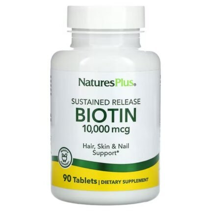 NaturesPlus, Biotin, time-release, 10, 000 mcg, 90 tablets, NaturesPlus, Biotin, zeitverzögerte Freisetzung, 10.000 mcg