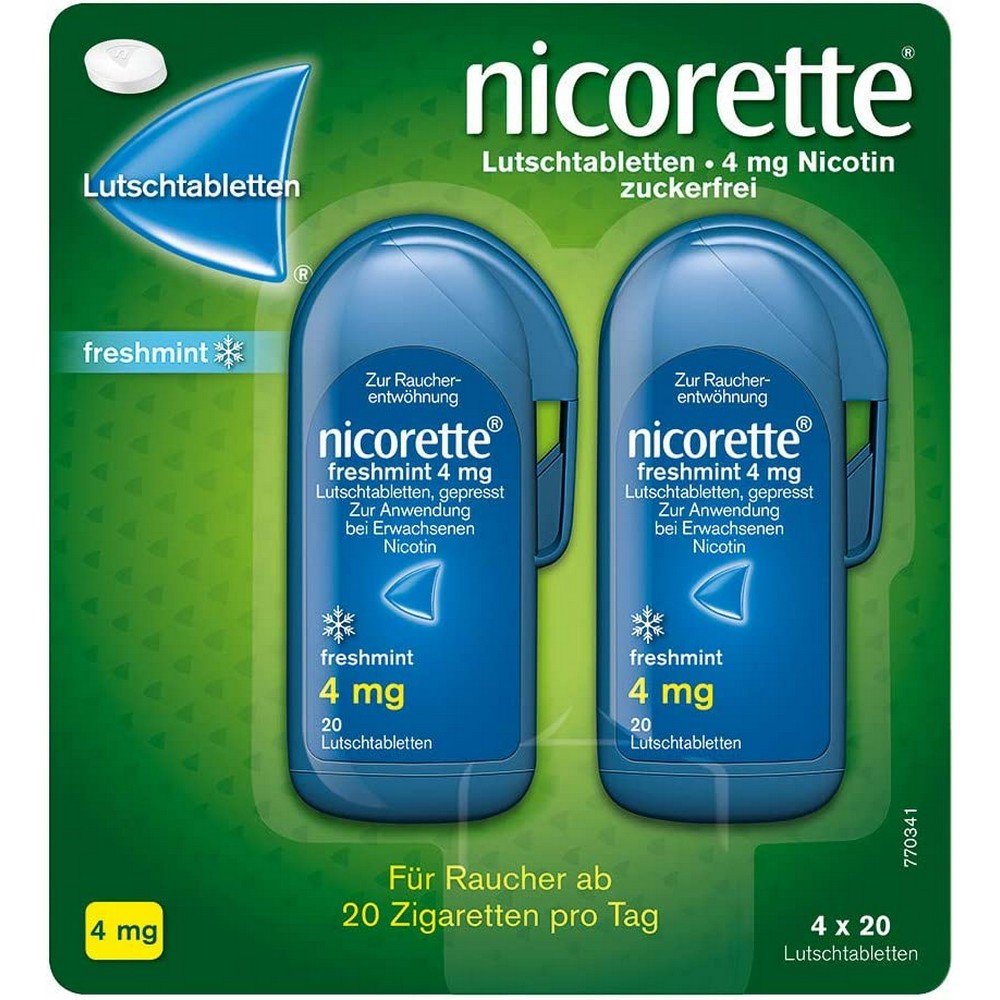 NICORETTE freshmint 2 mg pressed lozenges NICORETTE freshmint 2 mg pressed lozenges