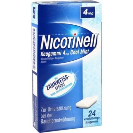 NICOTINELL chewing gum Cool Mint 4 mg