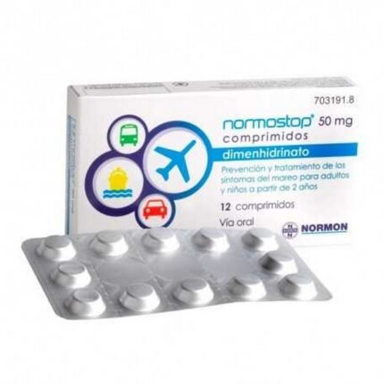 NORMOSTOP 50 MG 12 TABLETS