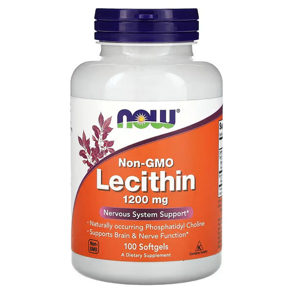 NOW Foods, Lecithin, 1, 200 mg, 100 soft capsules (400 mg per soft capsule), NOW Foods, Лецитин, 1200 мг NOW Foods, Lecithin, 1, 200 mg, 100 soft capsules (400 mg per soft capsule), NOW Foods, Лецитин, 1200 мг