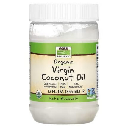 NOW Foods, Real Food, Organic Virgin Coconut Oil, 12 fl. oz (355 ml), NOW Foods, Real Food, natives Bio-Kokosnussöl