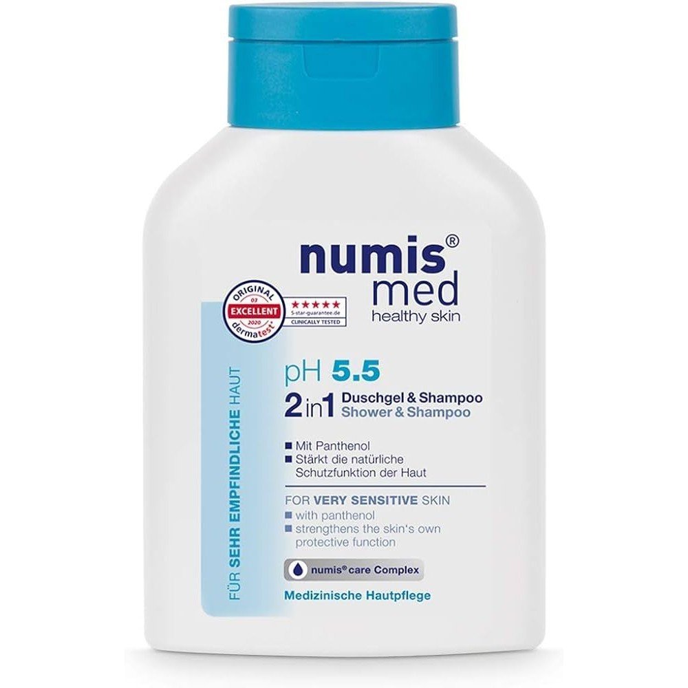 NUMIS MED SHAMPOO PH 5.5 – SOOTHING HAIR SHAMPOO FOR VERY SENSITIVE AND SENSITIVE SKIN 1 X 200 ML, NUMIS MED SHAMPOO PH 5 NUMIS MED SHAMPOO PH 5.5 – SOOTHING HAIR SHAMPOO FOR VERY SENSITIVE AND SENSITIVE SKIN 1 X 200 ML, NUMIS MED SHAMPOO PH 5