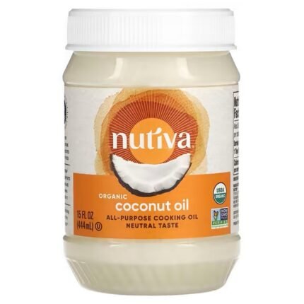 Nutiva, Organic Coconut Oil, Refined, 15 fl.oz. (444ml), Nutiva, Bio-Kokosöl, raffiniert