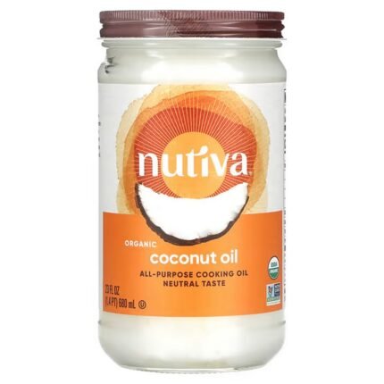 Nutiva, Organic Coconut Oil, Refined, 23 fl.oz. (680ml), Nutiva, Bio-Kokosöl, raffiniert