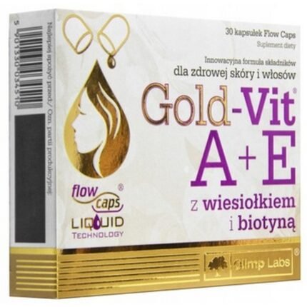 Olimp Laboratories, OLIMP GOLD VIT A+E 30k BIOTIN HEALTHY HAIR SKIN