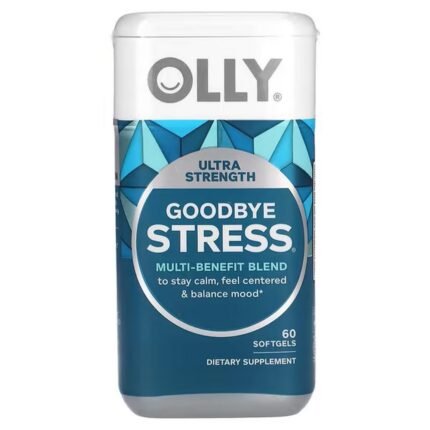 OLLY, Goodbye Stress, 60 Softgels, OLLY, Прощай, стресс