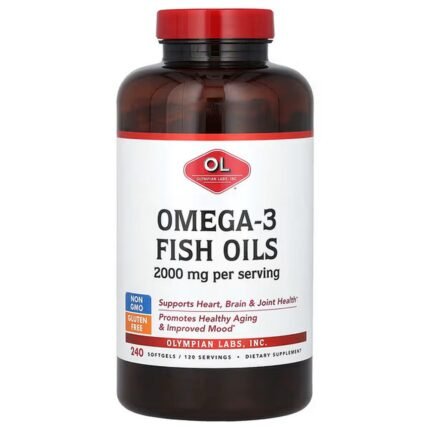 Olympian Labs, Omega-3 Fish Oils, Omega-3 Fish Oil, 2, 000 mg, 240 Softgels (1, 000 mg per softgel), Olympian Labs, Omega-3 Fish Oils, Omega-3-Fischöl, 2.000 mg