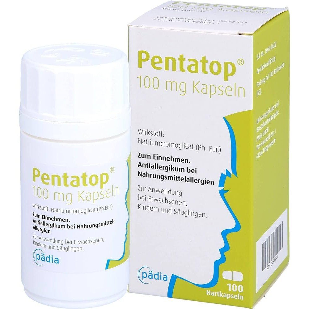 PENTATOP 100 MG CAPSULES HARD CAPSULES, 100 PCS, PENTATOP 100 MG KAPSELN HARTKAPSELN PENTATOP 100 MG CAPSULES HARD CAPSULES, 100 PCS, PENTATOP 100 MG KAPSELN HARTKAPSELN