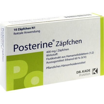 POSTERINE SUPPOSITORIES, 10 PCS, POSTERIN-ZÄPFCHEN